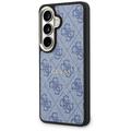 Guess case 4G Embossed Ring MagSafe for Samsung Galaxy S26 blue