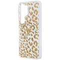 Guess case IML Leopard Print Triangle MagSafe for Samsung Galaxy S26 Ultra brown