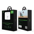 WALL CHARGER T-PHOX MINI-EU MICRO USB WHITE 1.2M 2.4A