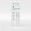 Forever kierr&auml;tyskaapeli USB-A - USB-C 1,5m 3A KR60-AC-00 valkoinen