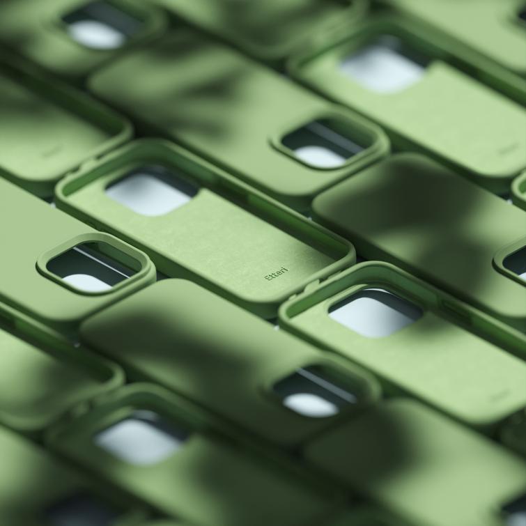 Etteri-silikonikuori Samsung Galaxy A34 5G:lle vaaleanvihreä