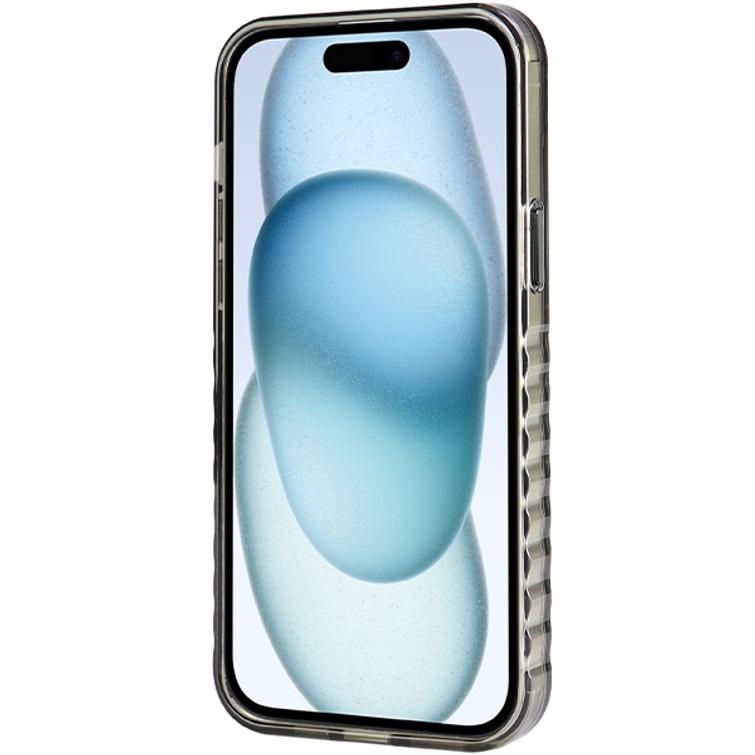 Audi-kotelo iPhone 15 Plus 6,7":lle, musta IML Big Logo MagSafe -kotelo