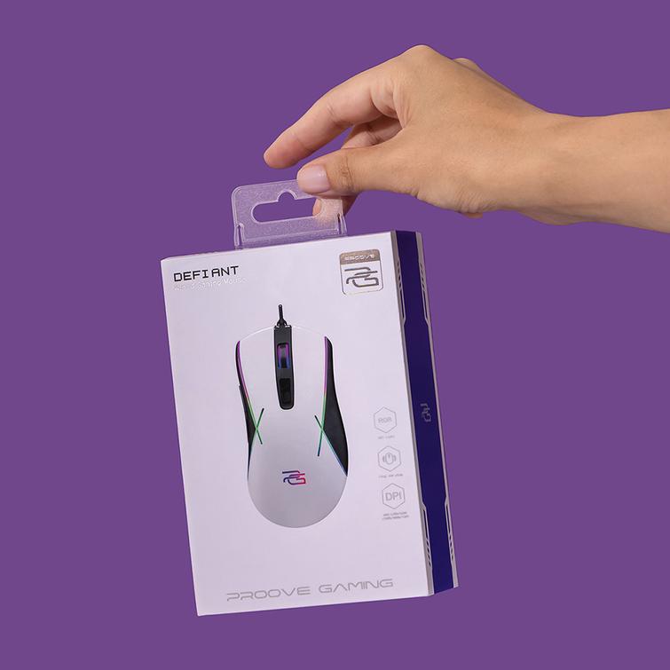 Proove pelihiiri, Defiant, valkoinen