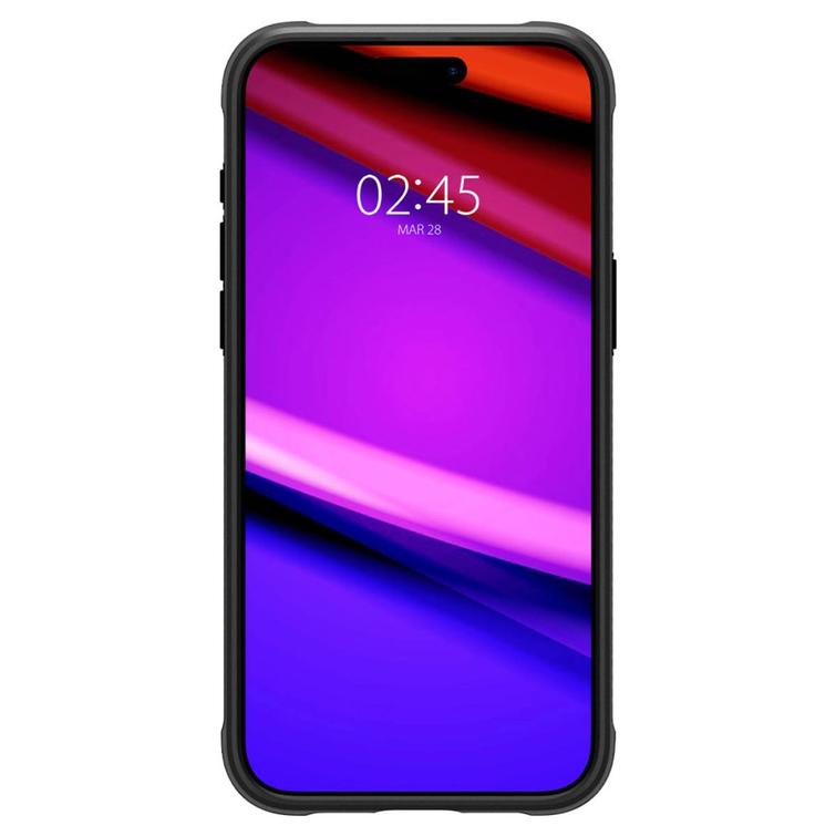 Spigen Rugged Armor Mag Magsafe -suojakuori iPhone 15 Pro Max 6,7":lle mattamusta