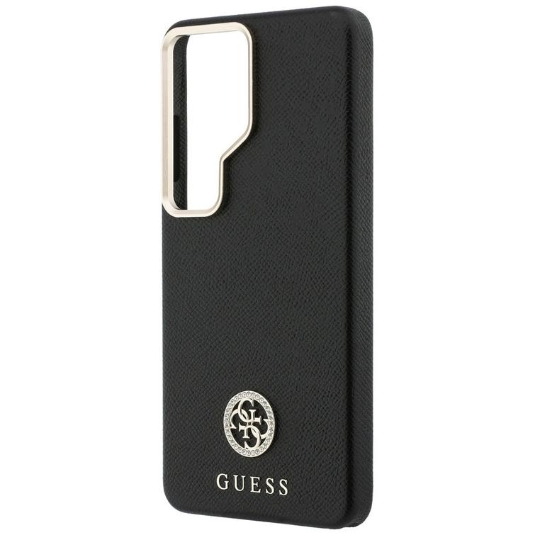 Guess case Rhinestone Round Logo MagSafe for Samsung Galaxy S26 Ultra black