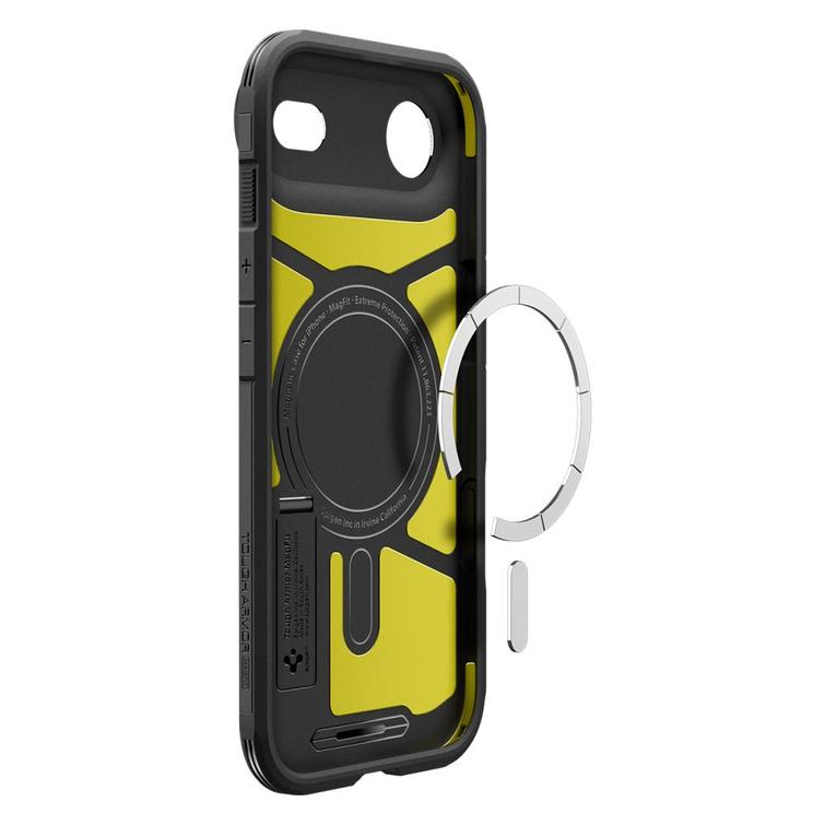 Spigen Tough Armor ”T” Mag Magsafe -kotelo iPhone 17 Airille, musta