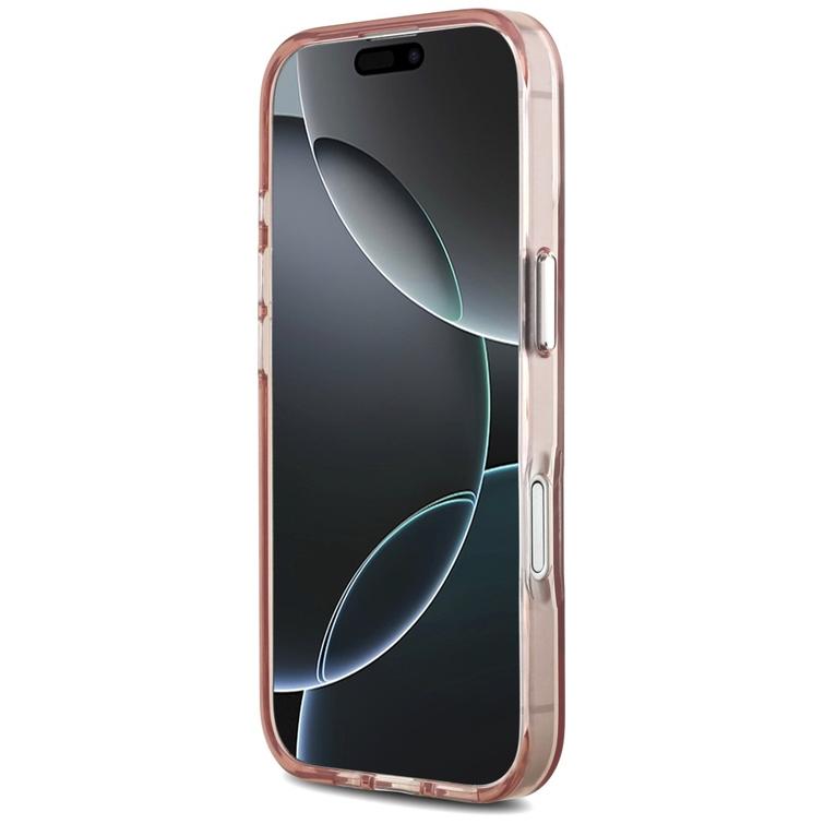 Karl Lagerfeld suojakuori iPhone 17 6,1" IML Choupette Sketch Logo MagSafe vaaleanpunainen