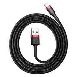 Baseus Cafule USB-Lightning-kaapeli 1,0 m 2,4A puna-musta