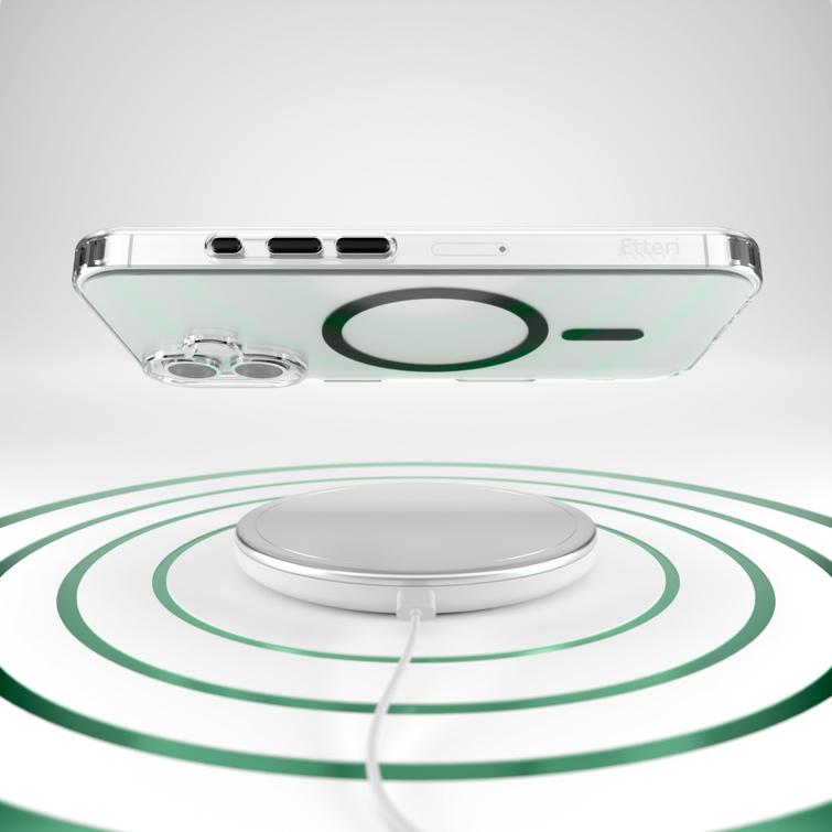 Etteri Color Mag kotelo iPhone 16 Plus 6,7" mustalle