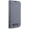 Karl Lagerfeld case for iPhone 14 6,1" KLBKP14SSAKLHPG silver BT Saffiano Mono