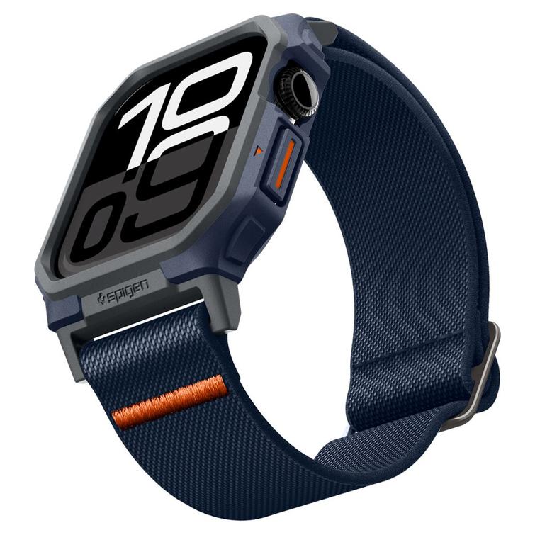 Spigen Lite Fit "Pro" -kotelo Apple Watch 10:lle (46 mm) Tummansininen