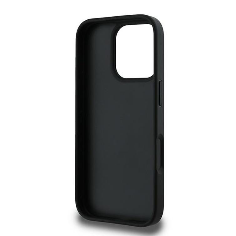 Guess iPhone 16 Pro 6,3" suojakuori GUHCP16L4GMGGR 4G:lle, iso logo, musta