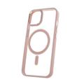 Satin Clear Mag -suojakuori iPhone 15 Pro Maxille 6,7" pinkki