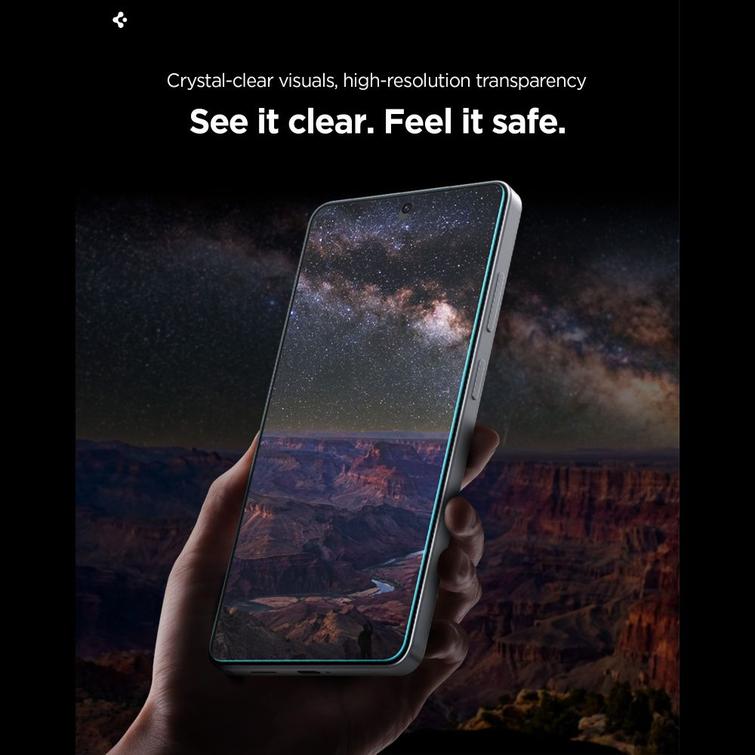 Spigen Tempered glass Glas.Tr "Ez Fit Pro" Hd 2-Pack for Samsung Galaxy S26 clear