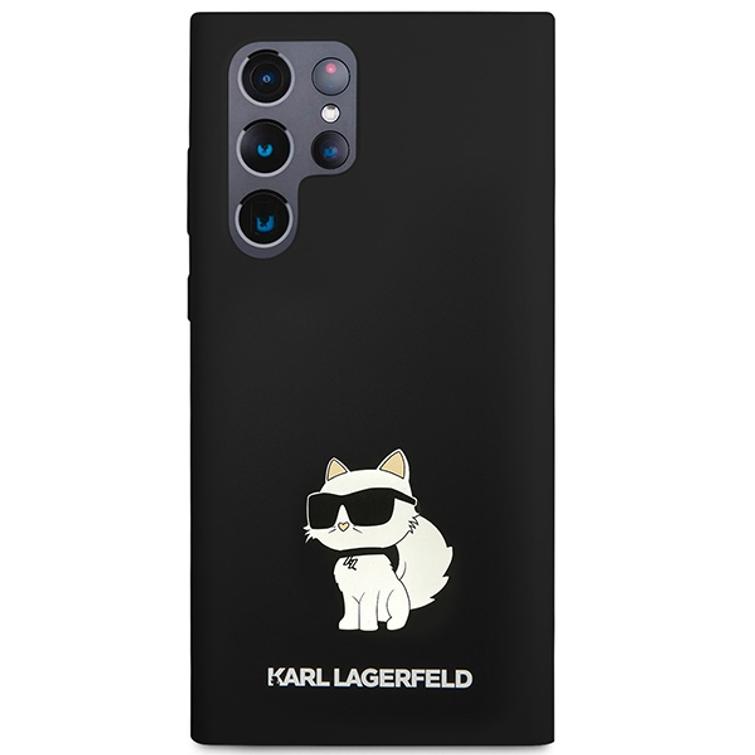 Karl Lagerfeld case for Samsung Galaxy S24 Ultra KLHCS24LSNCHBCK black HC SILICONE NFT CHOUPETTE