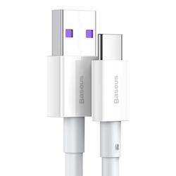 Baseus Superior USB - USB-C -kaapeli 2,0 m valkoinen 66W