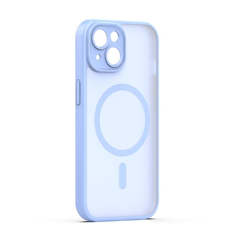 Mag Matt case for iPhone 13 6,1" light blue camera protection