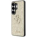 Guess case Fixed Glitter Big 4G Metal Logo for Samsung Galaxy S26 Ultra gold