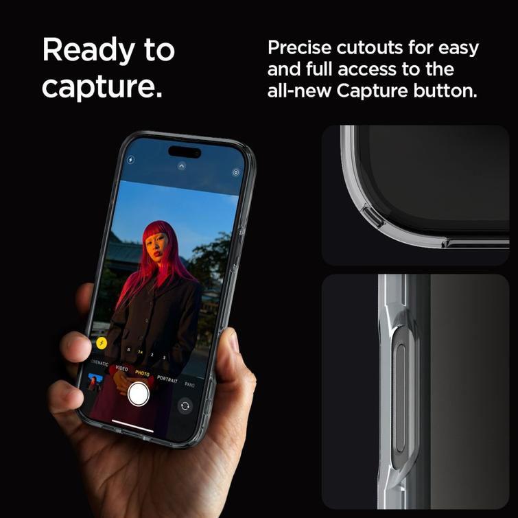 Spigen Ultra Hybrid -suojakuori iPhone 16 Pro Max 6,9":lle, avaruuskristalli