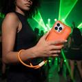 Safepop case with strap for iPhone 13 6,1" orange