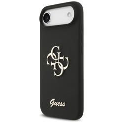 Guess Silicone Big 4G Script -suojakuori iPhone Airille, musta