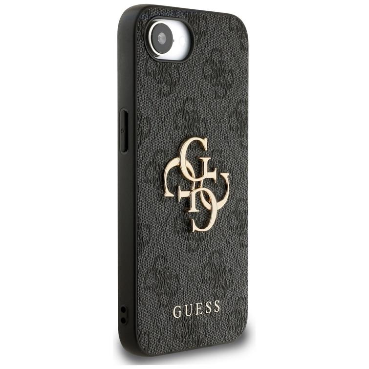 Guess HC 4G PU Big Logo Case for iPhone 16e Black