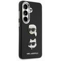 Karl Lagerfeld case Saffiano Double Heads Metal for Samsung Galaxy S26 Plus black