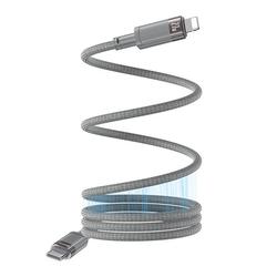 YESIDO MAGNETIC CABLE CA172L 27W TYPE-C/LIGHTNING 1M 3A GREY