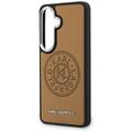 Karl Lagerfeld case Perforated KL MagSafe for Samsung Galaxy S26 brown