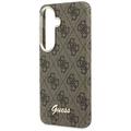 Guess case 4G Script MagSafe for Samsung Galaxy S26 brown