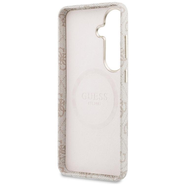 Guess case 4G Script MagSafe for Samsung Galaxy S26 pink