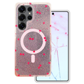 Cherry Mag case for Samsung Galaxy S25 Ultra glitter