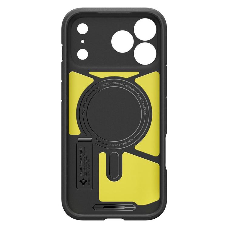 Spigen Tough Armor ”T” Mag Magsafe -kotelo iPhone 17 Pro Maxille, musta