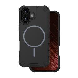 Defender 2in1 Mag -suojakuori iPhone 16 6,1":lle, musta