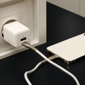 Forever TC-08-20AC GaN PD QC charger 1x USB-C 1x USB 20W white