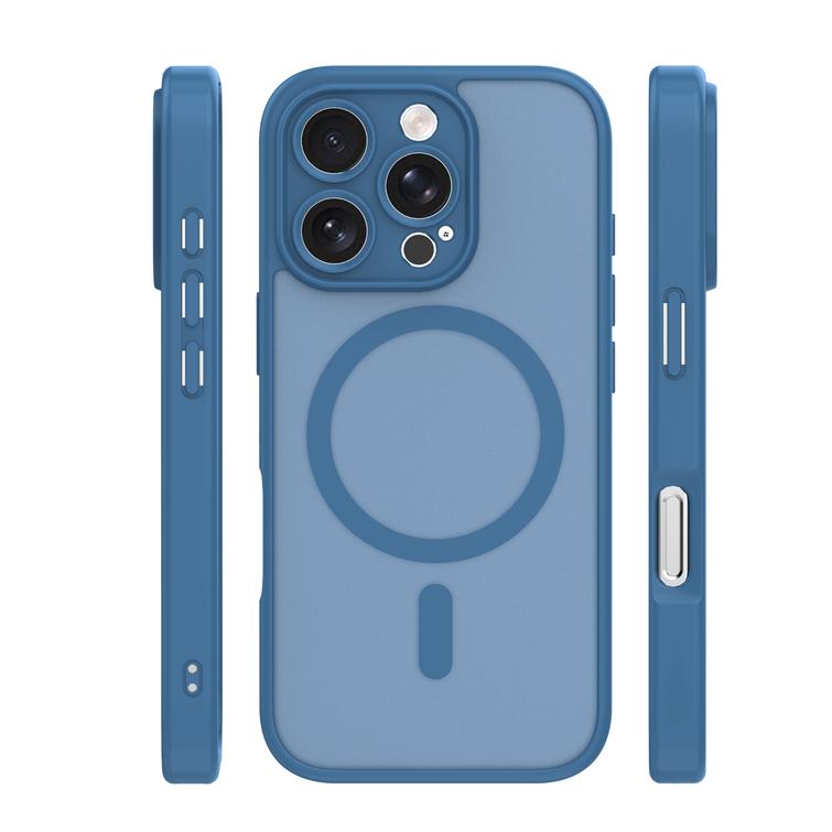 Mag Matt case for iPhone 16 Pro Max 6,9" dark blue camera protection