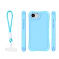 Safepop case with strap for iPhone 16e / 17e blue