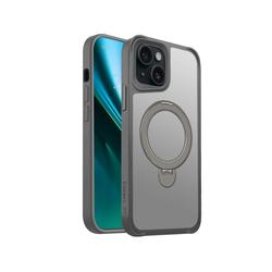 Etteri Matt Mag Ring suojakuori iPhone 15:lle 6,1" harmaa