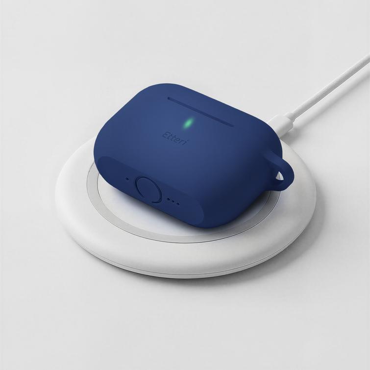 Etteri-silikonikotelo AirPods Pro 3:lle tummansininen