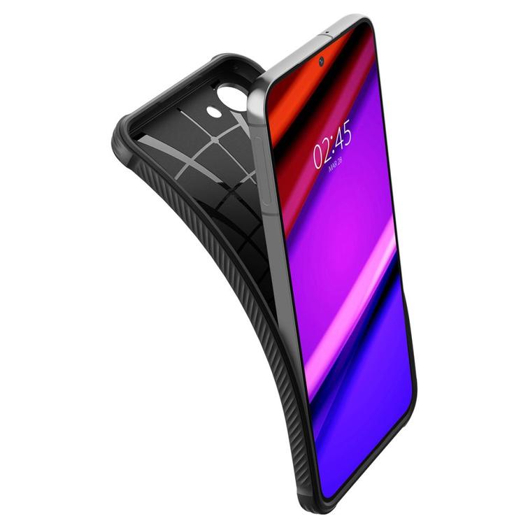 Spigen Rugged Armor -suojakuori Samsung Galaxy S23:lle mattamusta