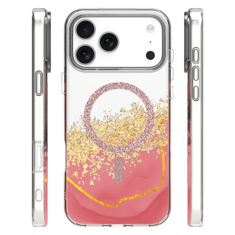 Epoxy Mag case for iPhone 17 Pro Max 6,9'' pink