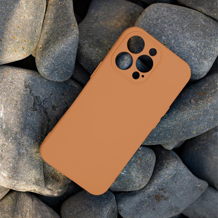 iPhone 17 Pro 6,3" silikonikuori mandariininpunainen