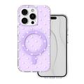 Bubble Dots Mag kuori iphone 15 Pro 6,1" violetti