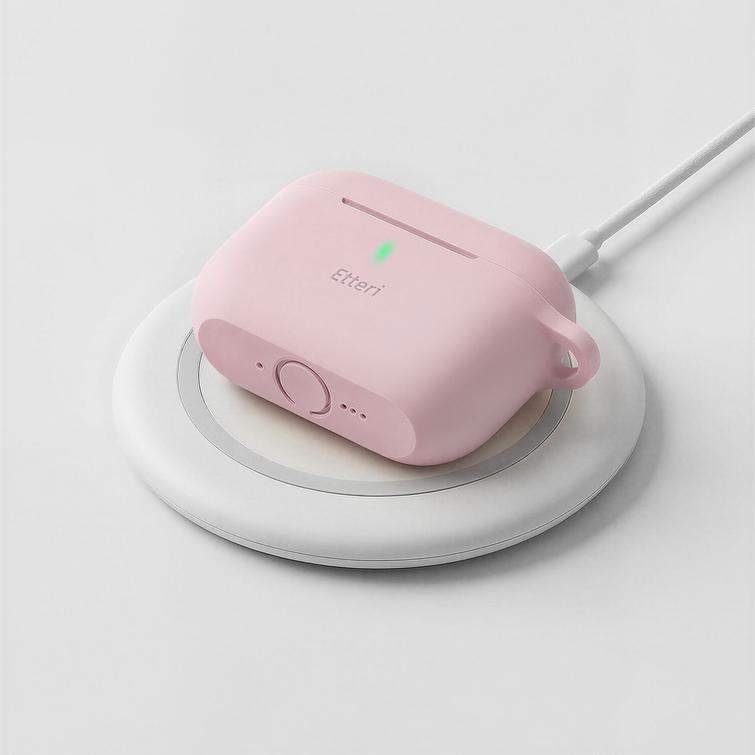 Etteri-silikonikotelo AirPods Pro 3:lle vaaleanpunainen