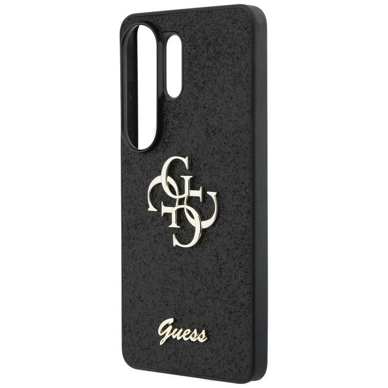 Guess case Fixed Glitter Big 4G Metal Logo for Samsung Galaxy S26 Ultra black