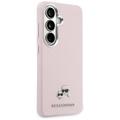 Karl Lagerfeld case Saffiano KC Metal Logo MagSafe for Samsung Galaxy S26 Plus pink