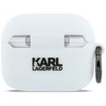 Karl Lagerfeld Silicone Karl Head 3D case for AirPods Pro 3 white