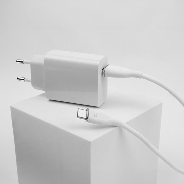 Forever-kaapeli USB - USB-C 1,0 m 6A valkoinen
