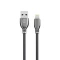 Forever Tornado USB-kaapeli - Lightning 1,0 m 3A musta