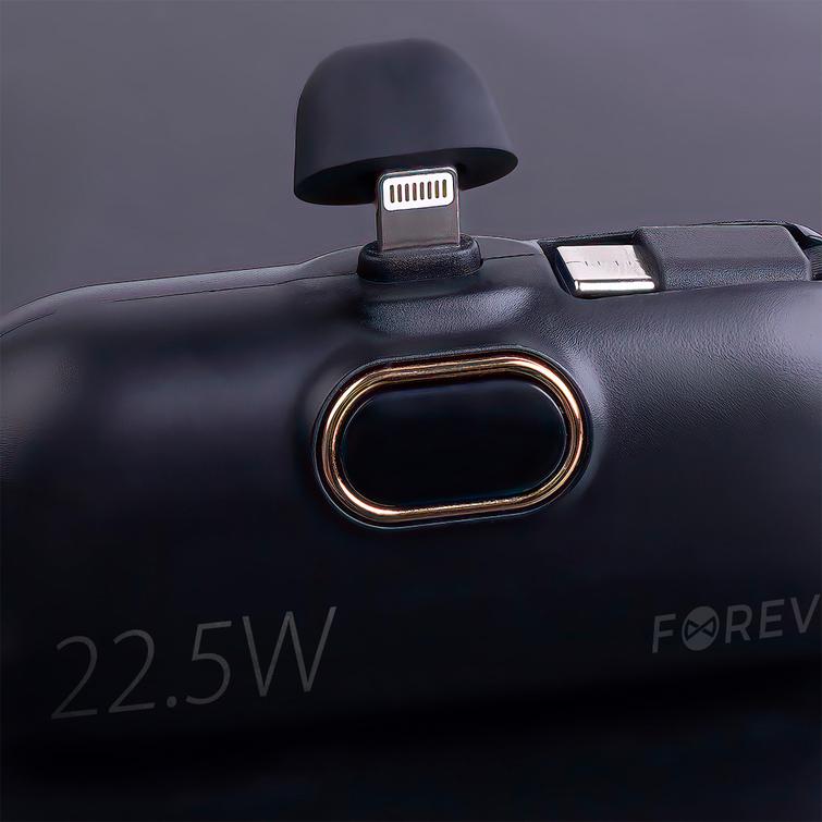 Forever MTB-100 mini-varavirtalähde 22,5 W 5000 mAh Lightning musta